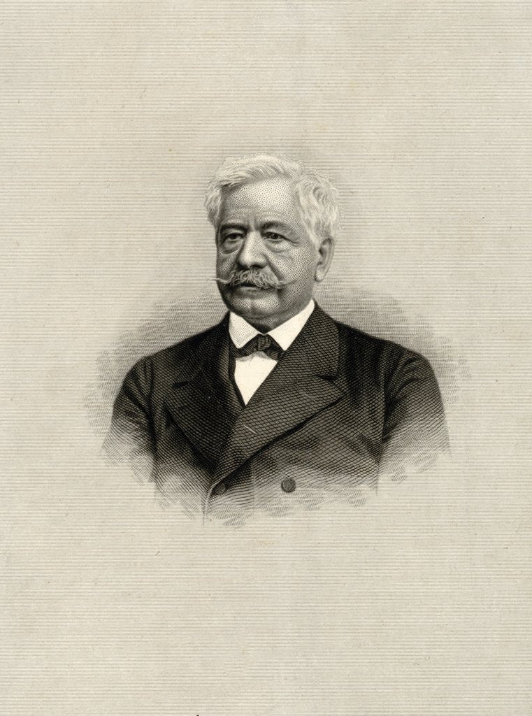 Detail of Illustration Of Ferrdinand De Lesseps by Anonymous