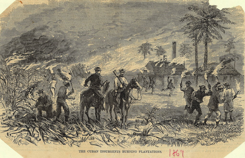 Detail of Insurgents Setting Fire to Farm by Anonymous