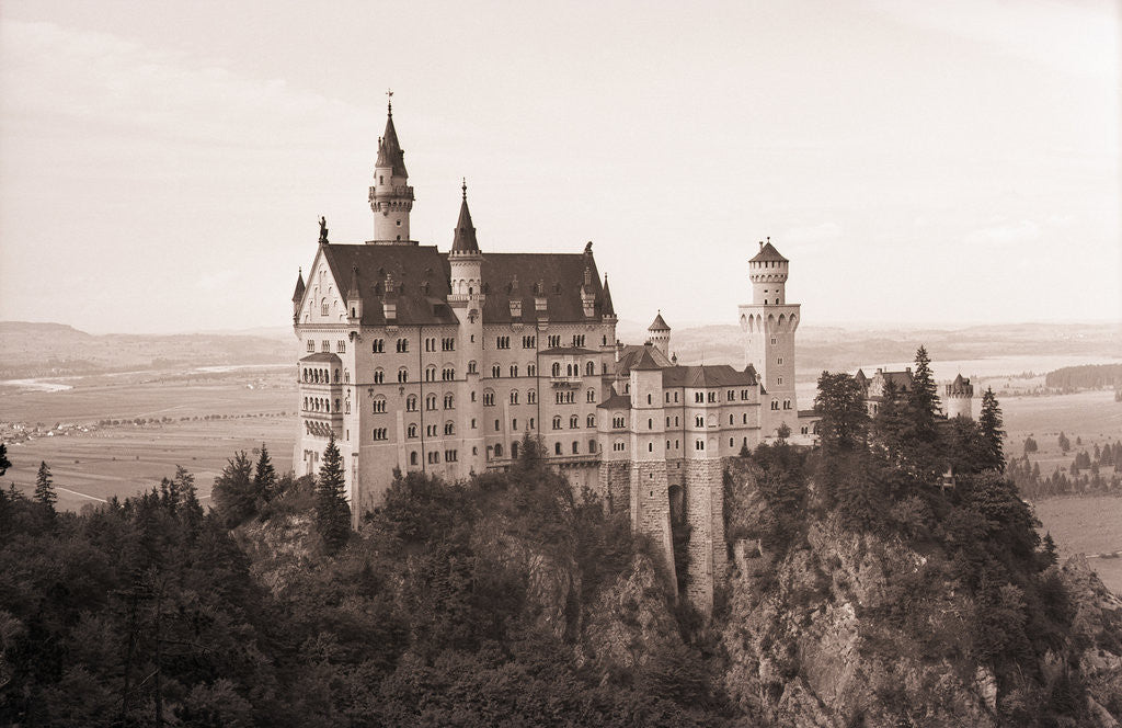 Detail of Germany'S Neuschwanstein Castle by Anonymous