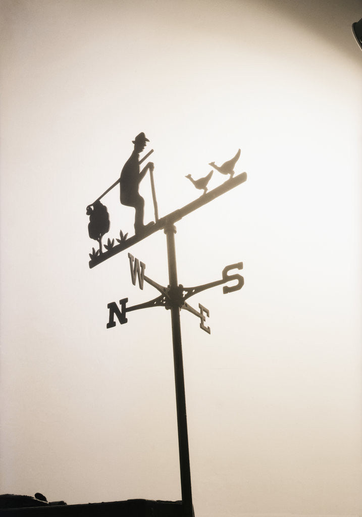 Detail of Weather Vane with Old Man and Cane by Anonymous