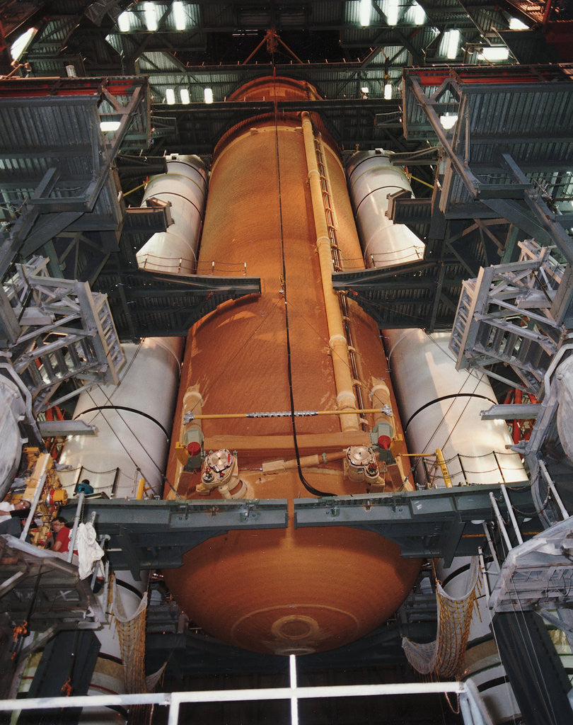 Detail of External Tank and Solid Rocket Boosters by Anonymous