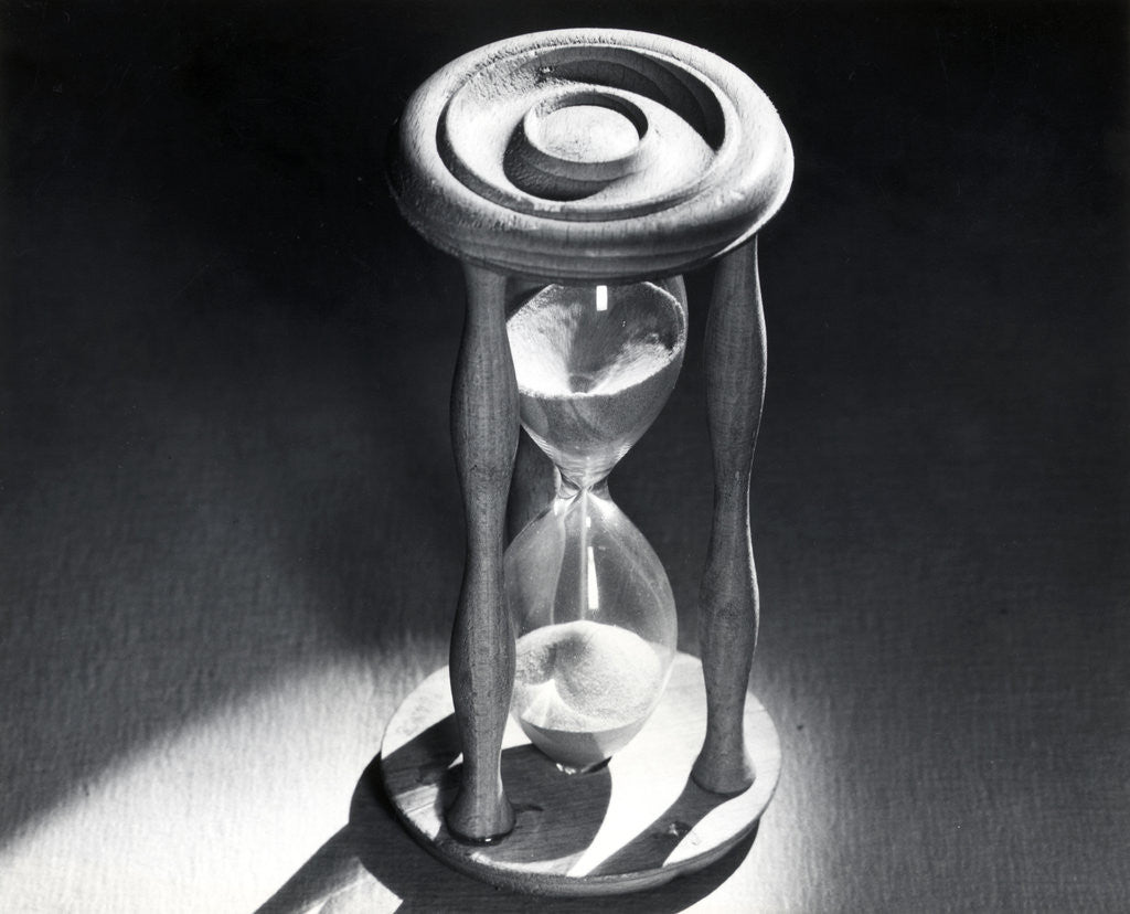 Detail of Sand Running Through Hourglass by Anonymous