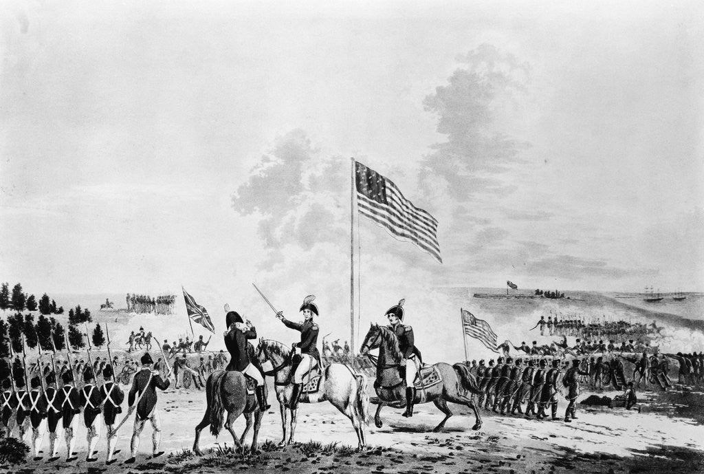 Detail of Andrew Jackson On Horse/Litho/New Orlean by Anonymous