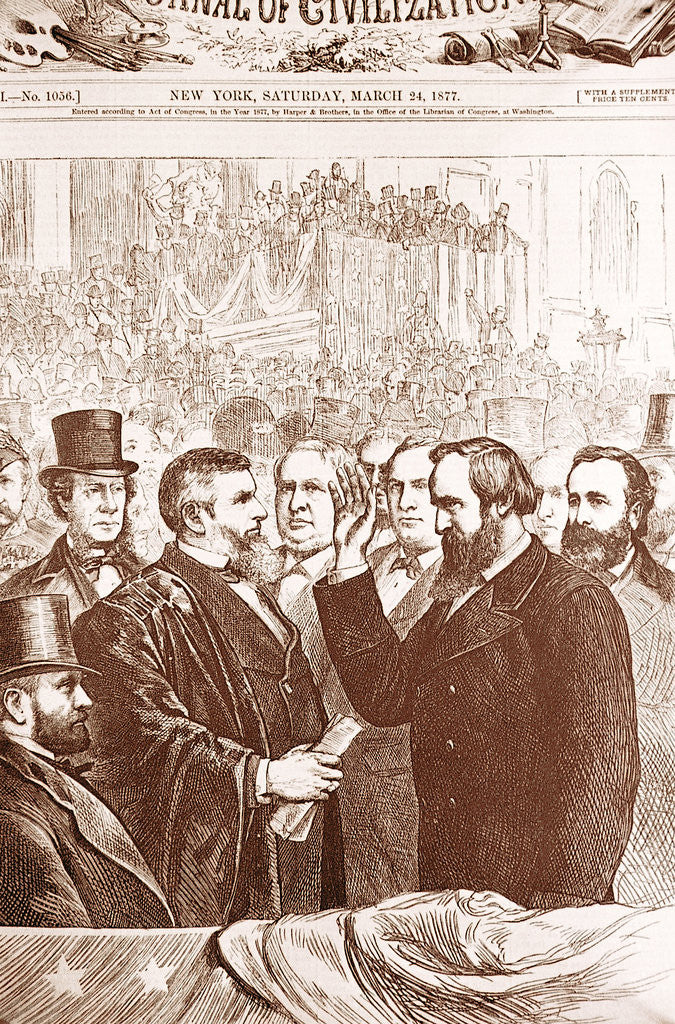 Detail of Rutherford B. Hayes Accepts Nomination by Anonymous