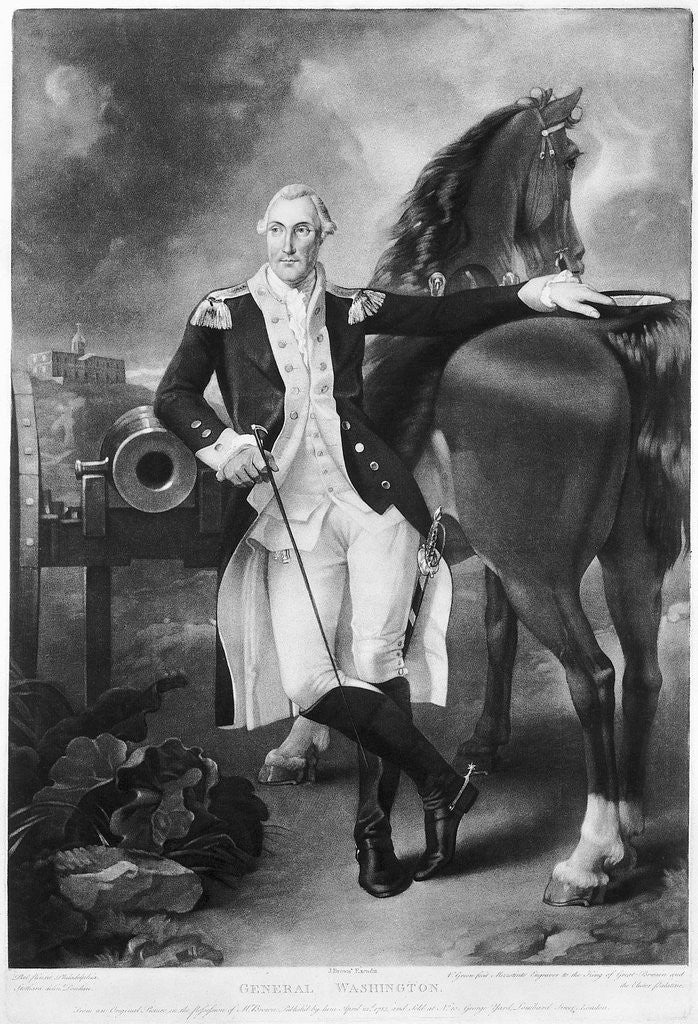 Detail of General George Washington W/Horse/Painti by Anonymous