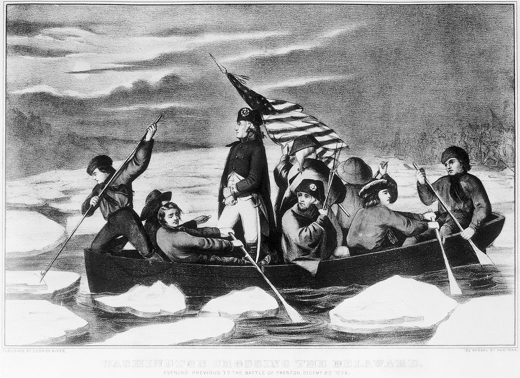 Detail of George Washington Crossing The Delaware by Corbis