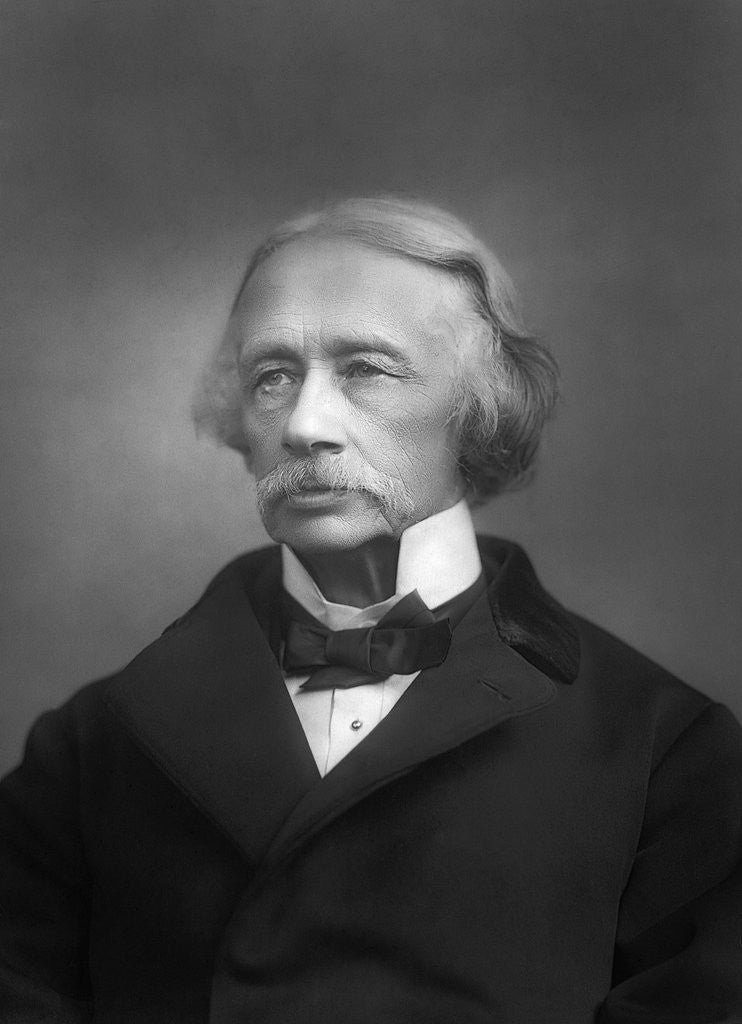 Detail of English Poet Coventry Patmore by Anonymous