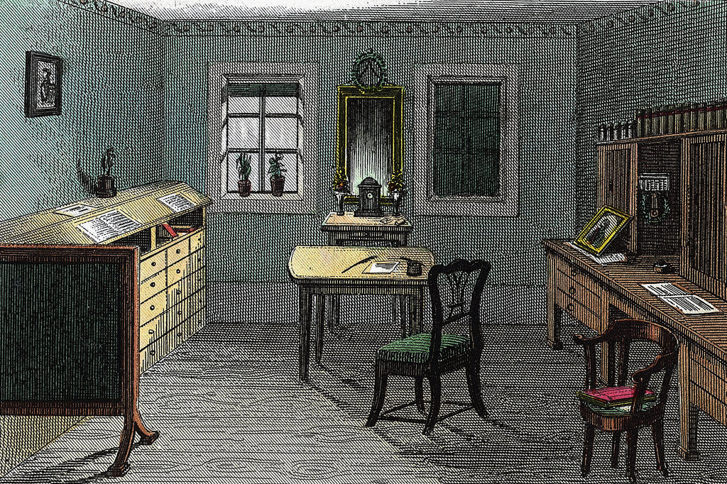 Detail of Goethe'S Study In Weimar by Anonymous