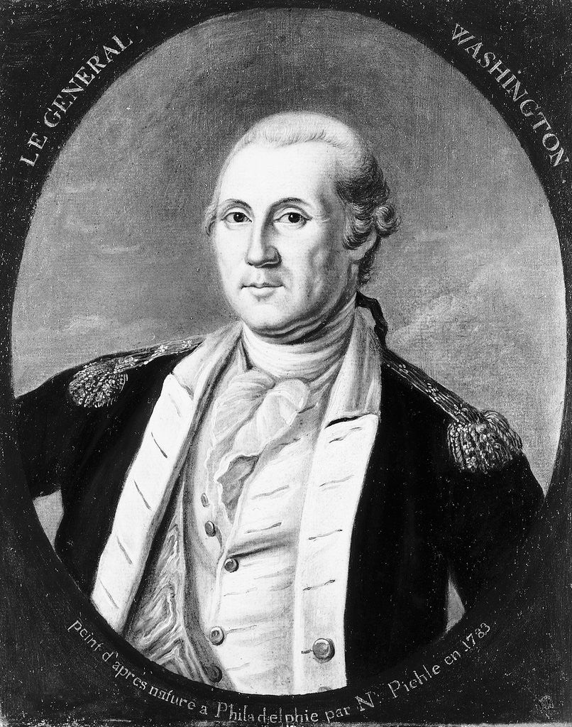 Detail of Painting Of George Washington by Corbis