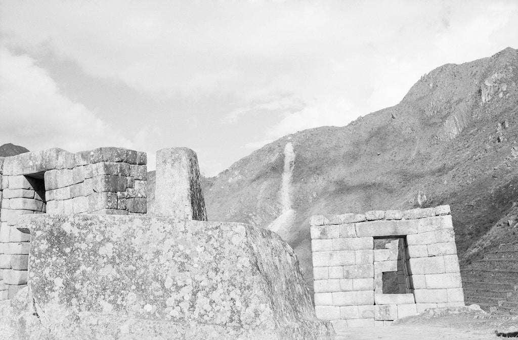 Detail of Ruins of Inca Solar Clock by Anonymous