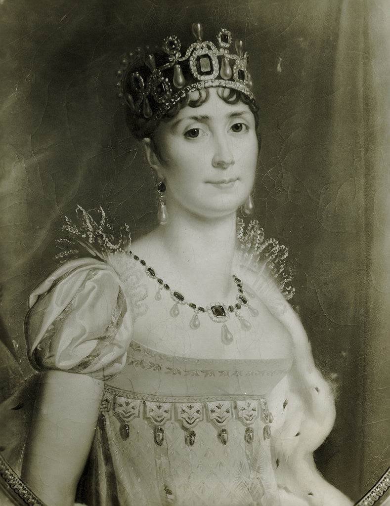 Detail of Portrait Of Josephine De Beauharnais by Anonymous