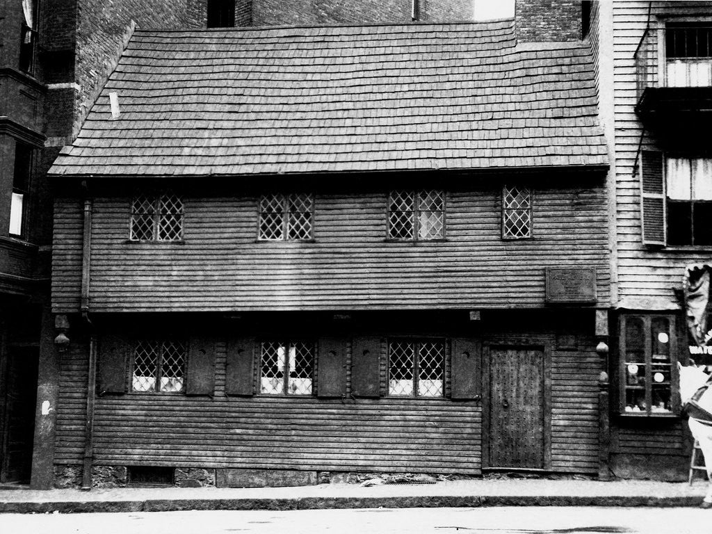 Detail of Exterior View Of Paul Revere'S House by Anonymous