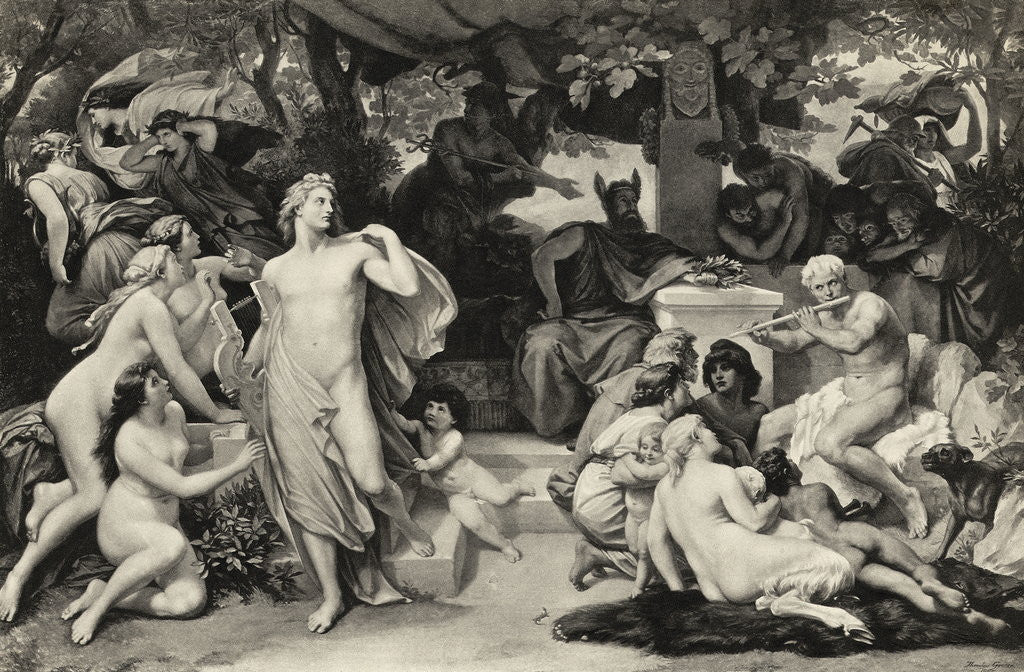 Detail of The Judgement Of Midas/Illustration by Anonymous