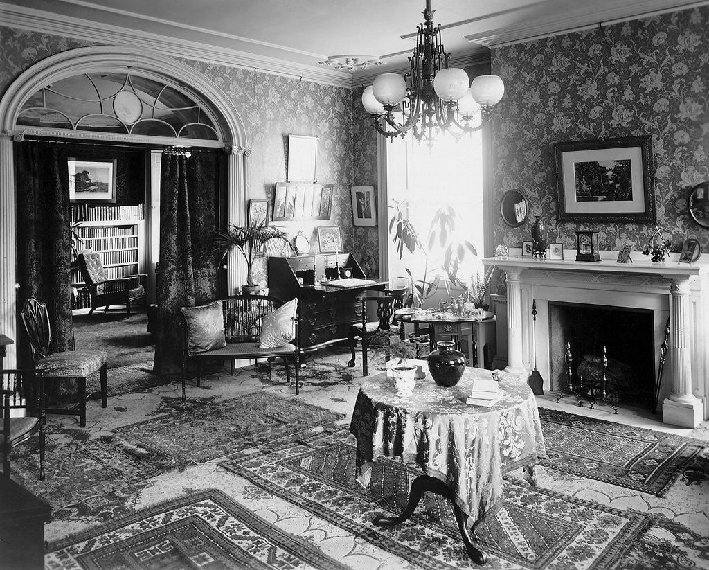 Detail of Interior Of Turn Of Century Living Room by Anonymous