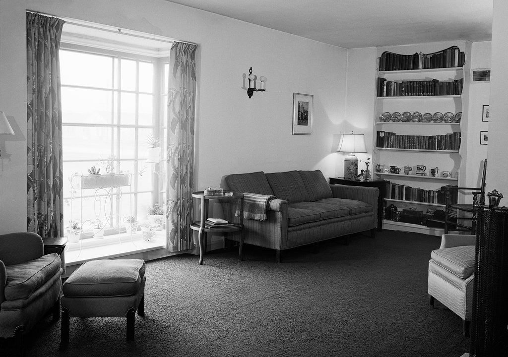 Detail of Interior of 1950s Living Room by Corbis