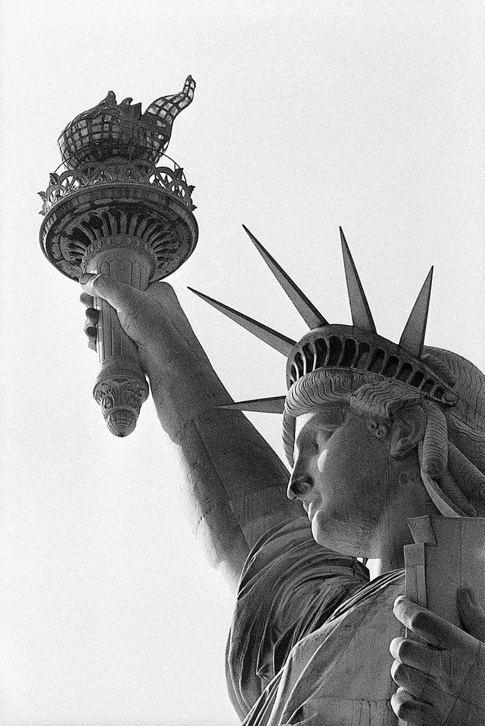 Detail of the Statue of Liberty by Frederic Auguste Bartholdi