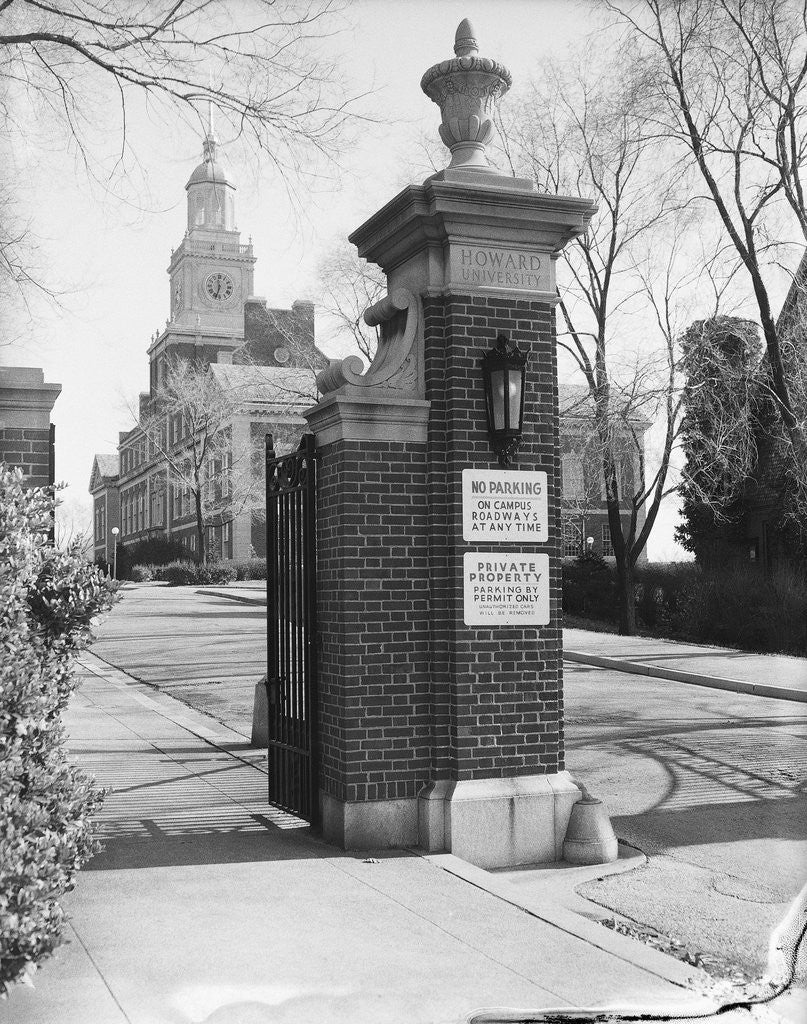 Detail of Founders Library at Howard University by Anonymous