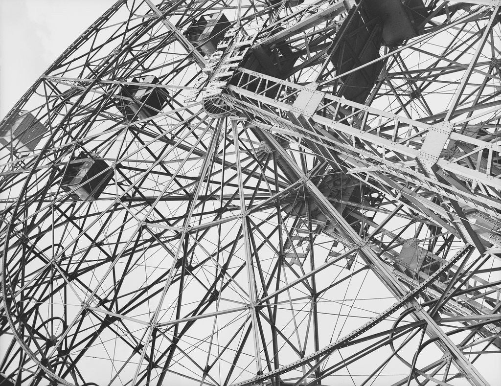 Detail of Close-Up Of Coney Island Ferris Wheel by Anonymous
