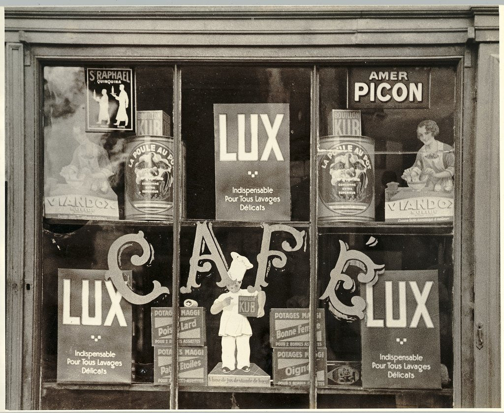 Detail of View Through French Shop Window by Anonymous
