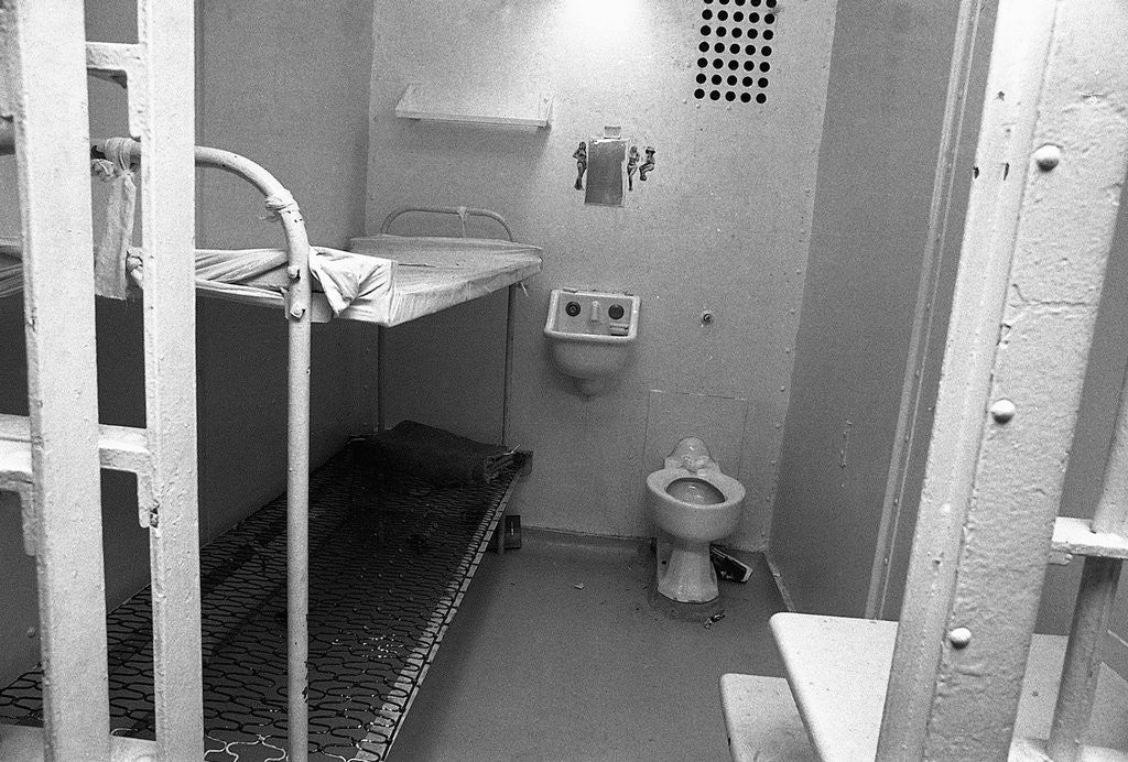 Detail of Empty Cell in Rikers Island Prison by Corbis