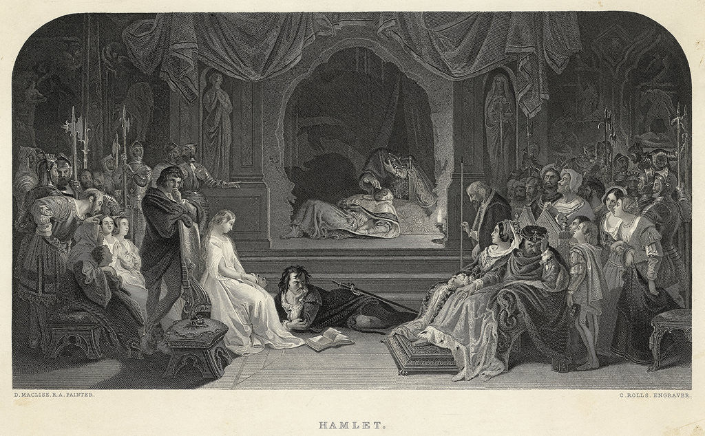 Detail of Engraving Of A Scene From 