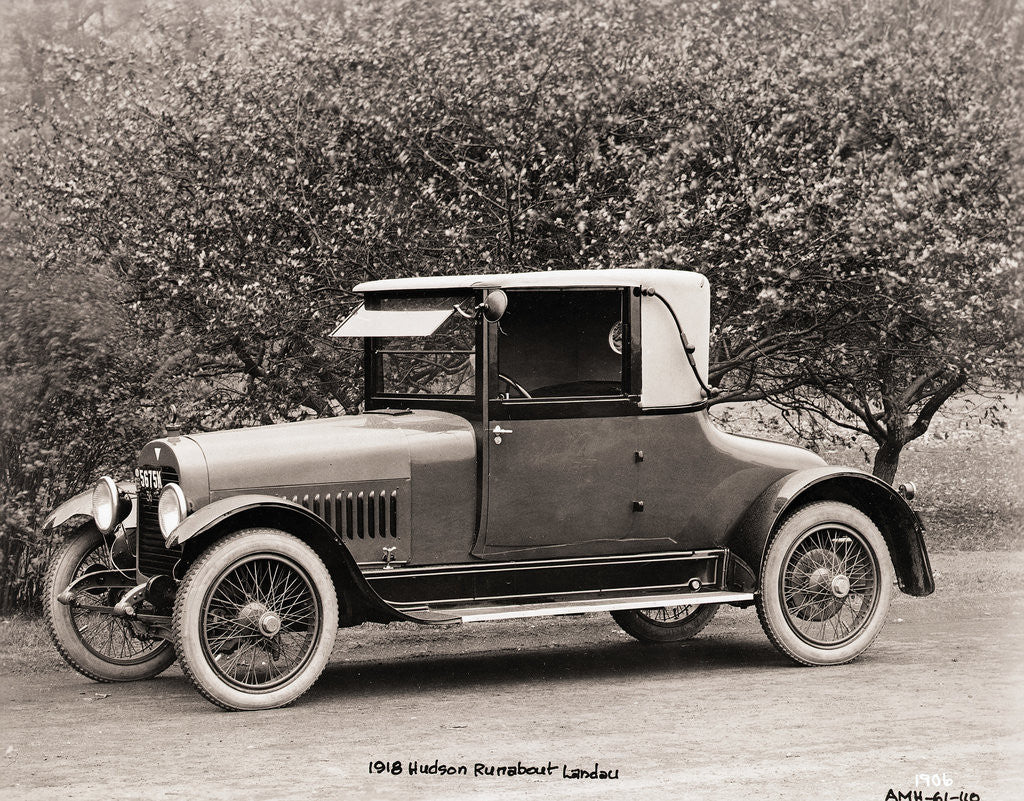 Detail of 1918 Hudson Runabout Landau by Anonymous