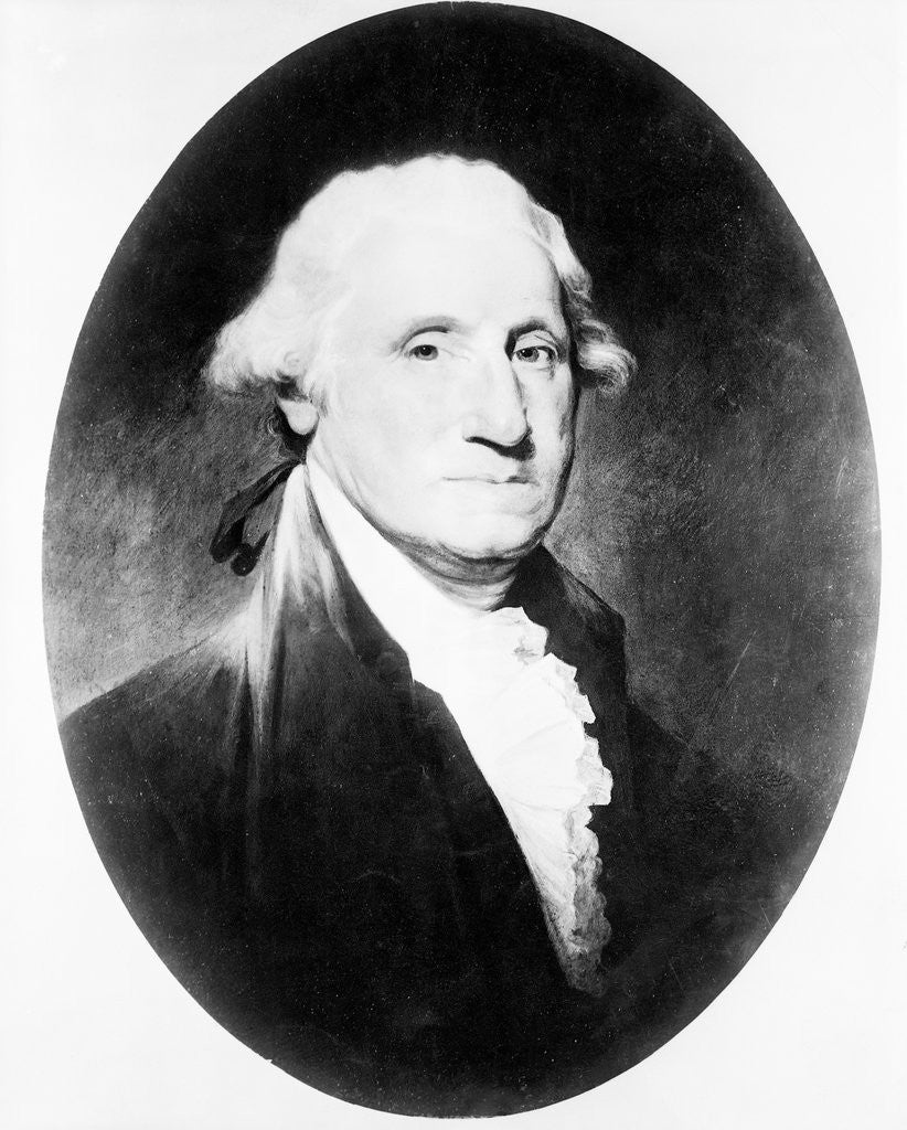 Detail of Painting Of George Washington by Corbis