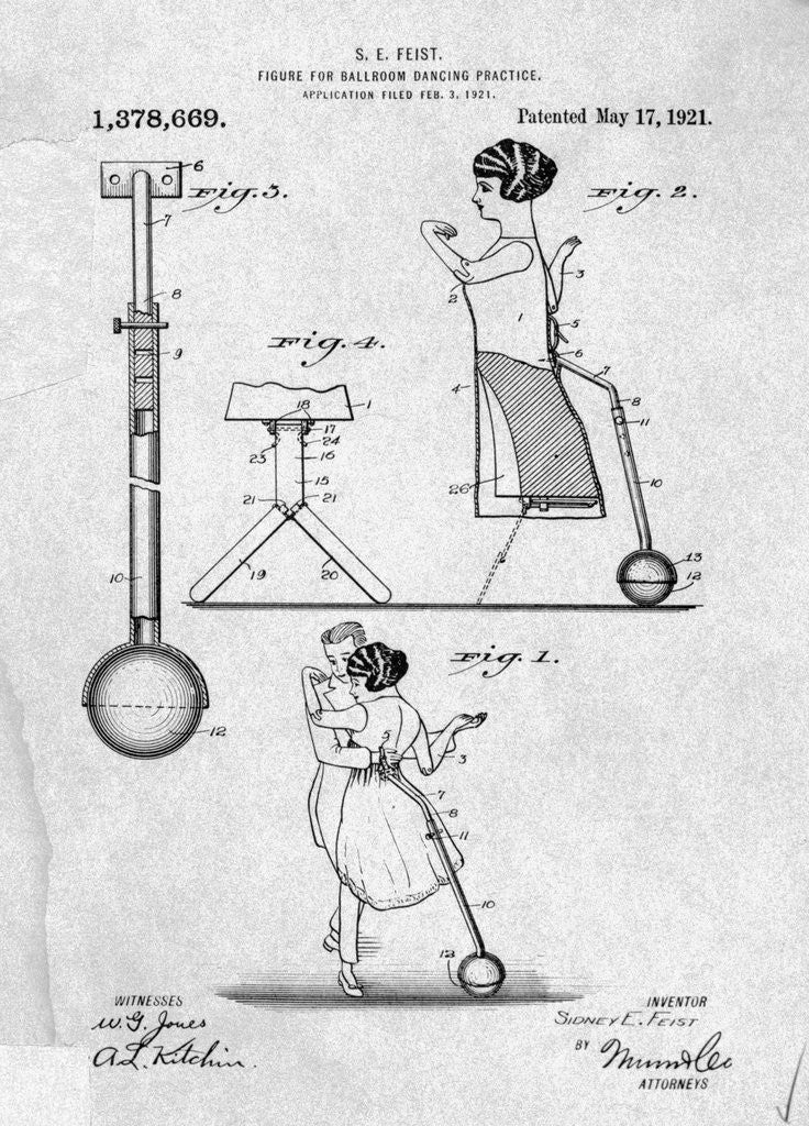 Detail of Instructions On Learning Ballroom Dance by Anonymous