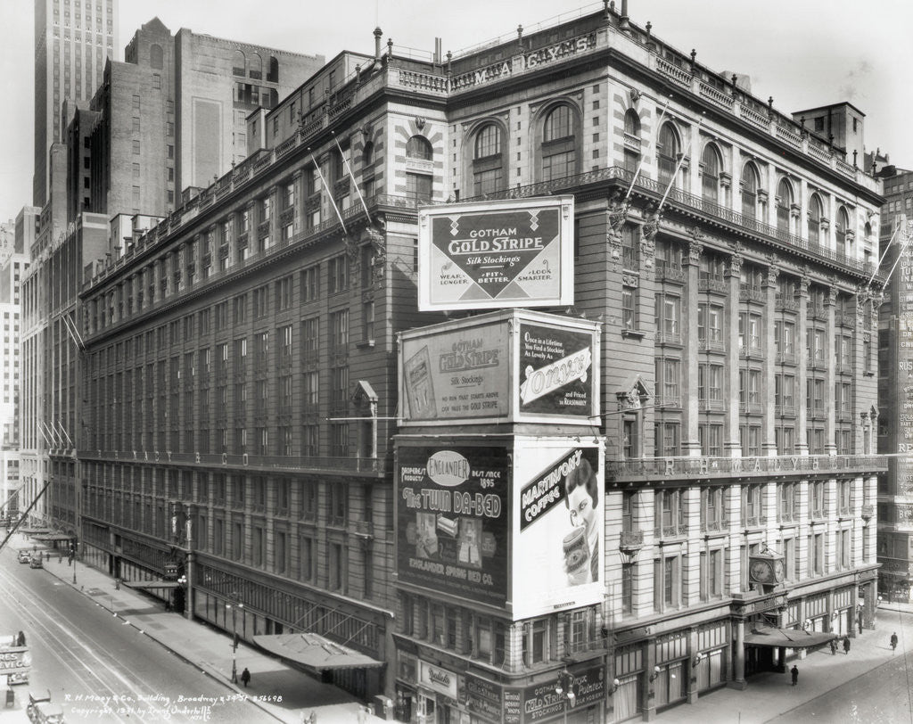 Detail of R.H. Macy's Store by Anonymous