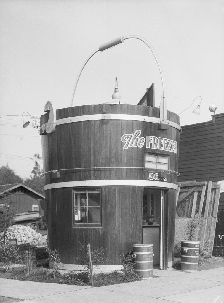 Detail of Freezer Of Ice Cream Parlor by Anonymous