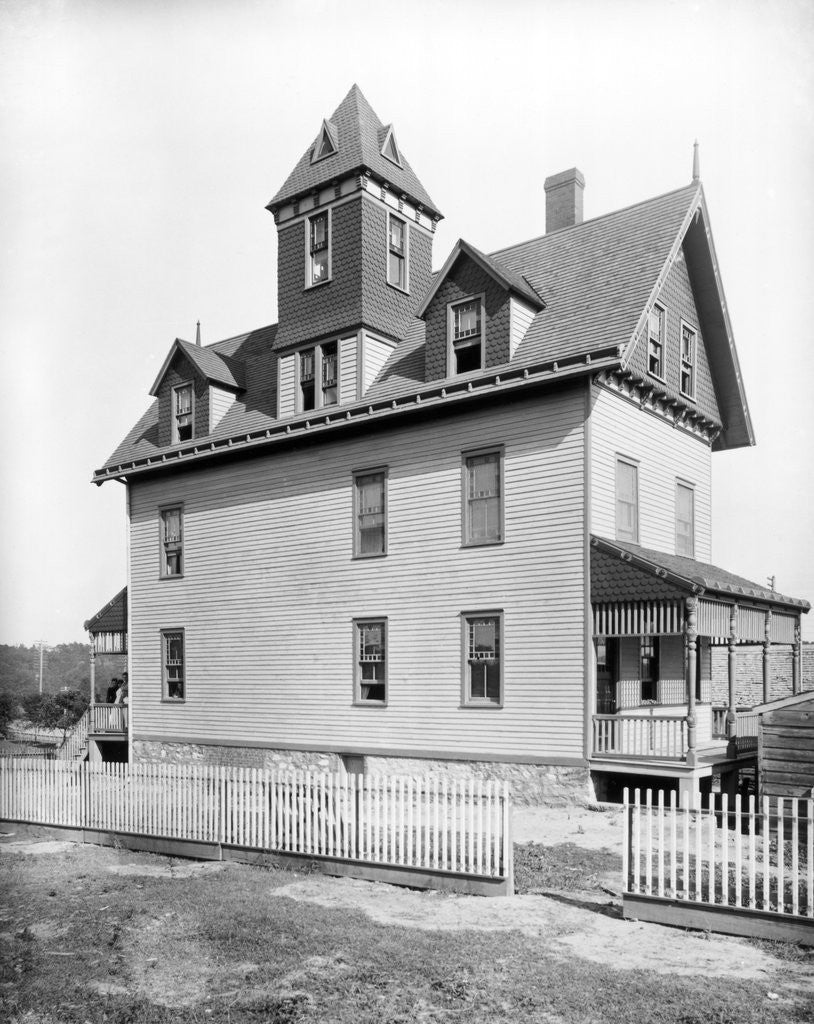 Detail of Suburban Home in the Bronx by Anonymous