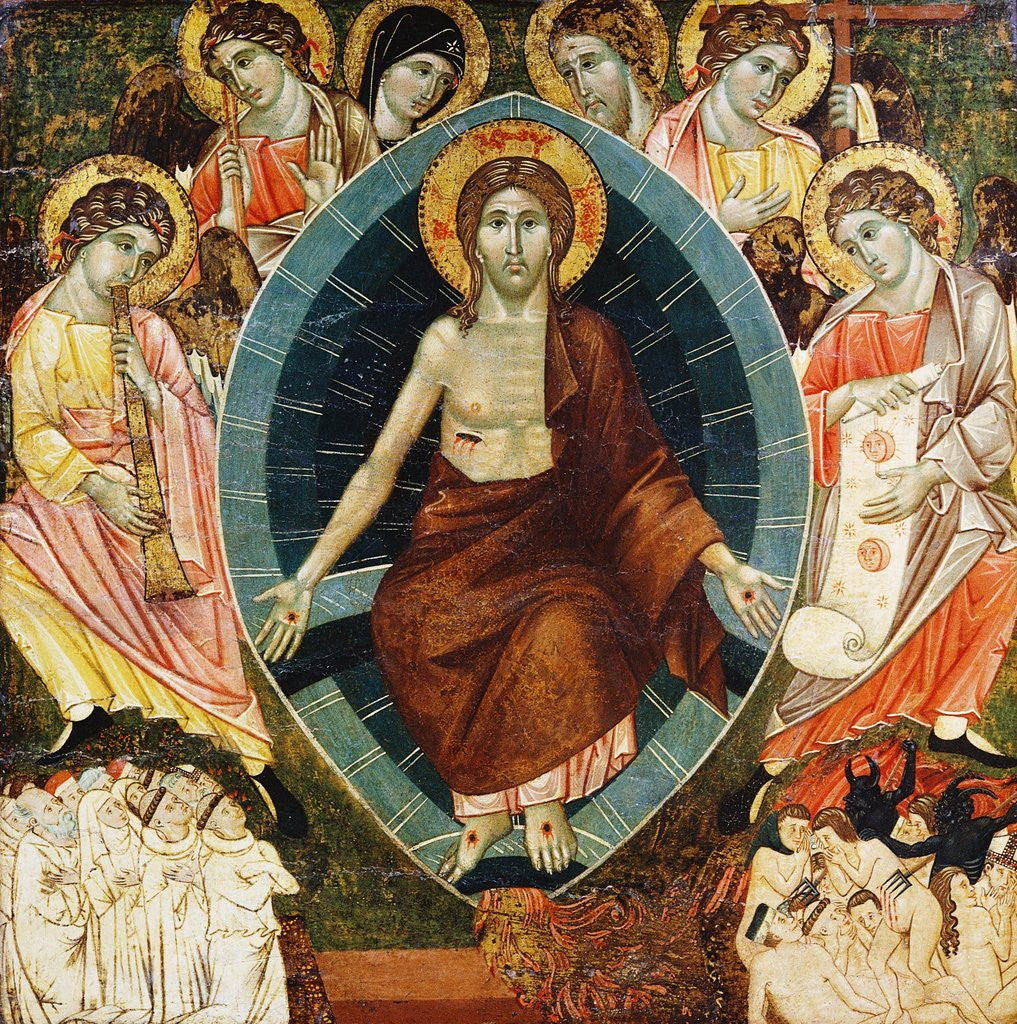 Italo-Byzantine Painting of The Last Judgment by Corbis