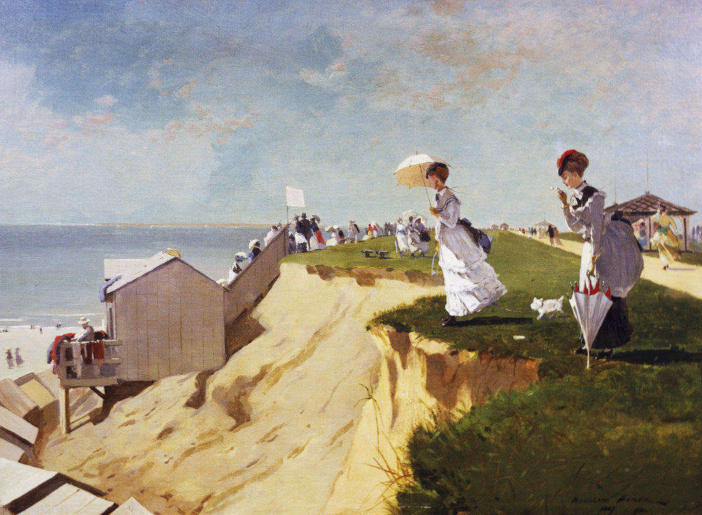 Detail of Long Branch, New Jersey by Winslow Homer
