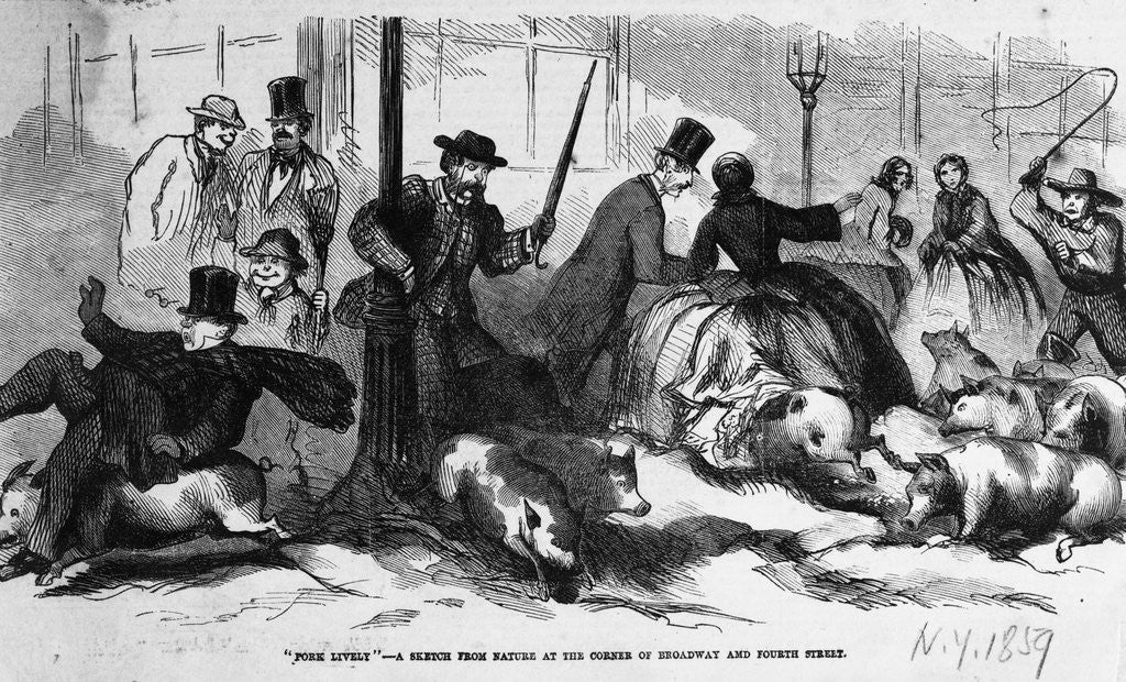 Detail of Print Depicting 