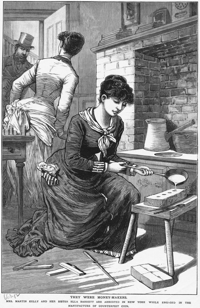 Detail of They Were Money-Makers Newspaper Illustration by Anonymous