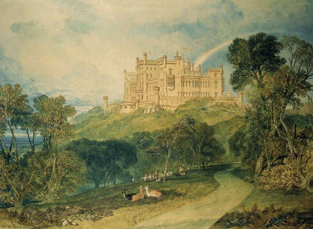 Detail of View of Belvoir Castle, 1816 by Joseph Mallord William Turner
