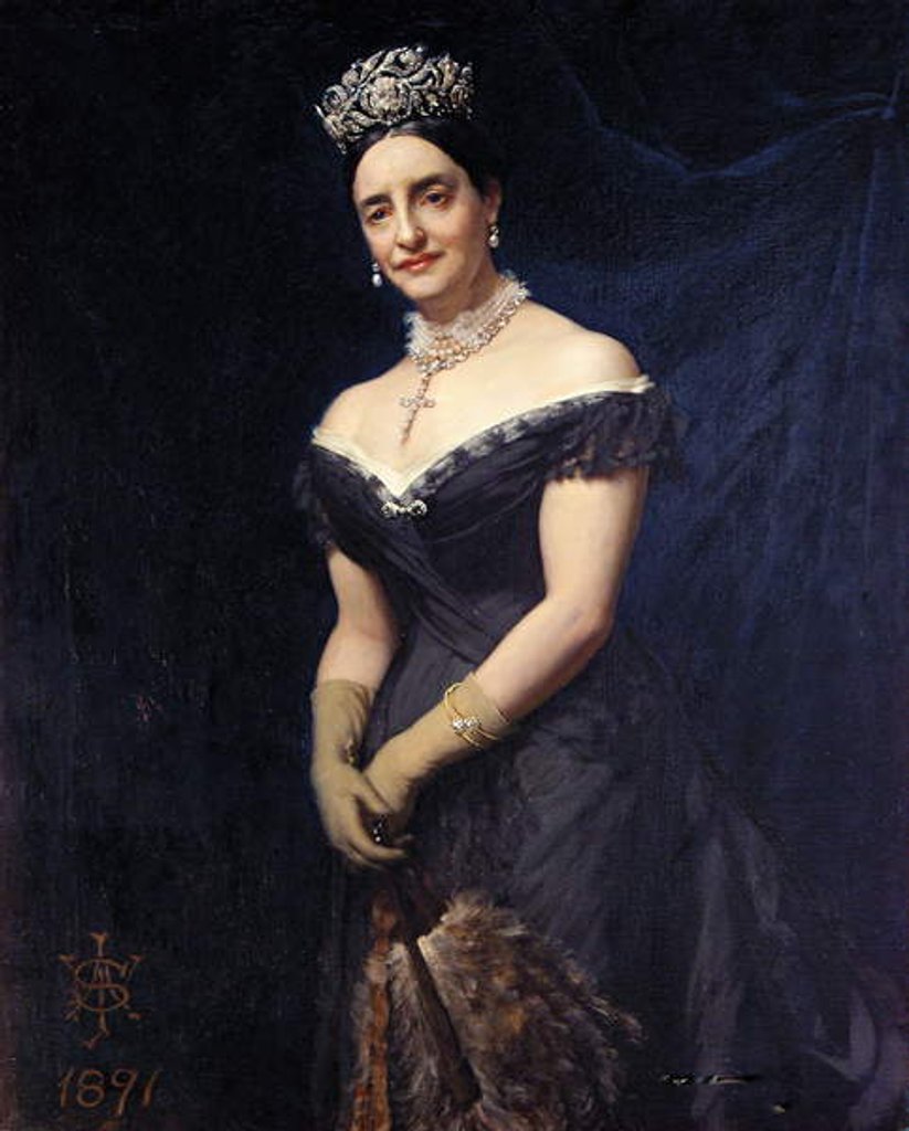 Detail of Janetta, Duchess of Rutland, 1891 by English School