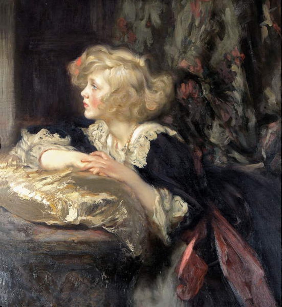Detail of Diana Manners, later wife of Duff Cooper, 1st Viscount Norwich, 1919 by James Jebusa Shannon
