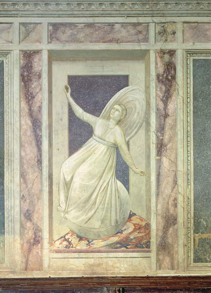 Detail of Inconstancy, c.1305 by Giotto