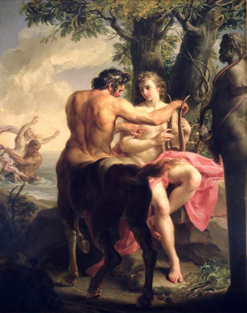 Detail of The Education of Achilles by Chiron, 1746 by Pompeo Girolamo Batoni