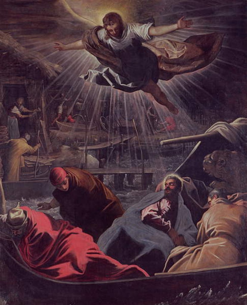 Detail of The Dream of St. Mark by Domenico Robusti Tintoretto