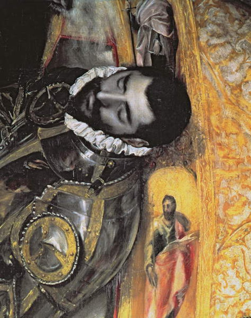 Detail of The Burial of Count Orgaz by El Greco
