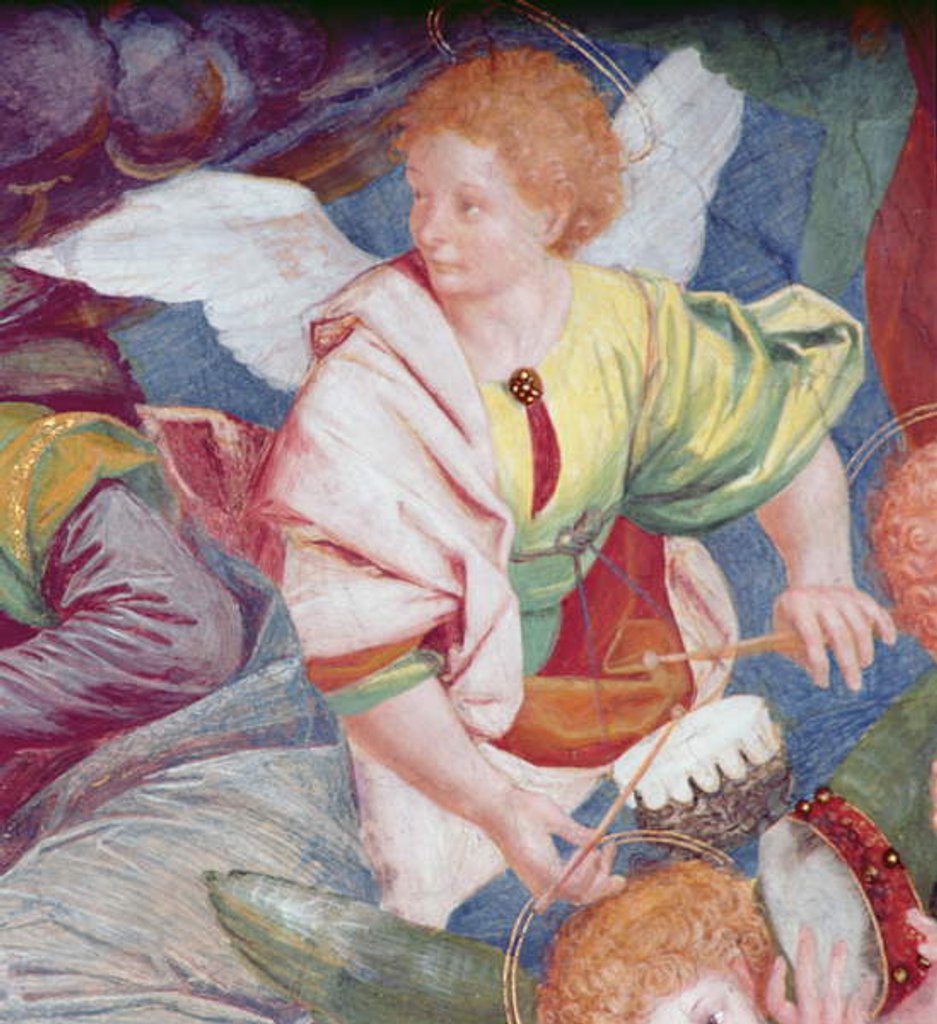 Detail of The Concert of Angels, 1534-36 by Gaudenzio Ferrari
