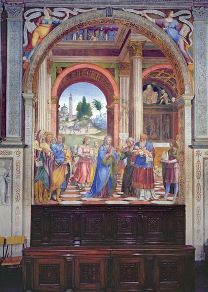Detail of Presentation in the Temple, 1525 by Bernardino Luini