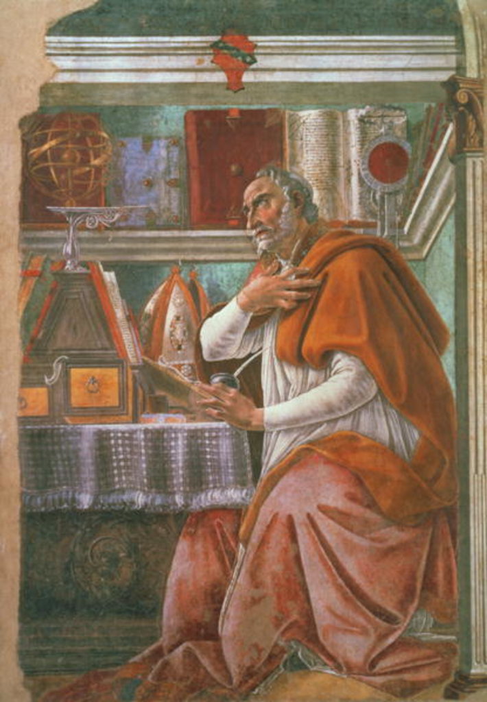 St Augustine in his Cell, c.1480 by Sandro Botticelli
