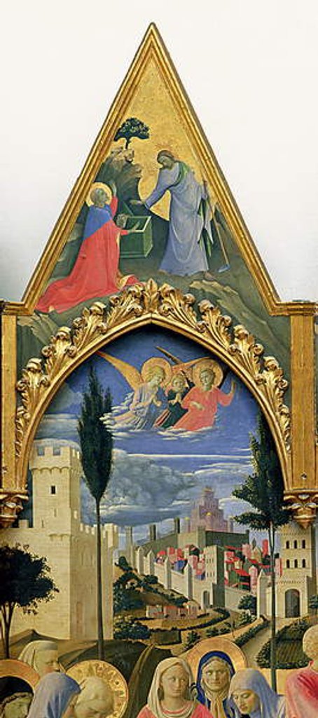 Detail of Santa Trinita Altarpiece by Fra Angelico