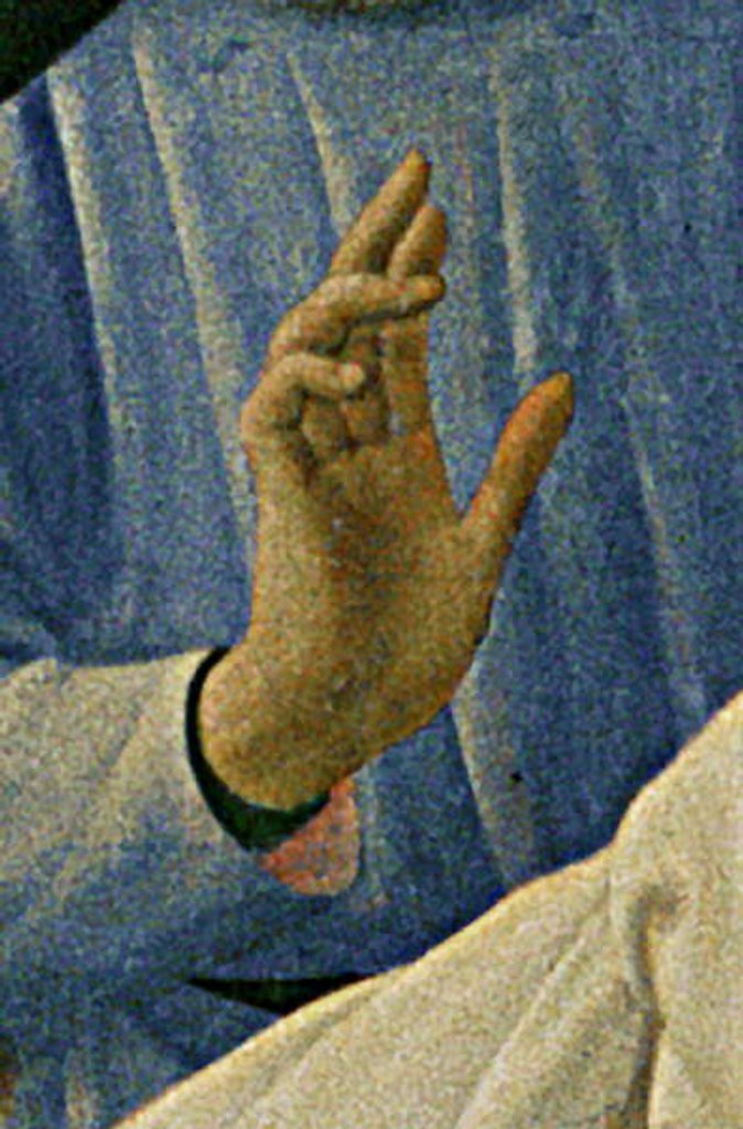 Detail of Detail of Santa Trinita Altarpiece by Fra Angelico