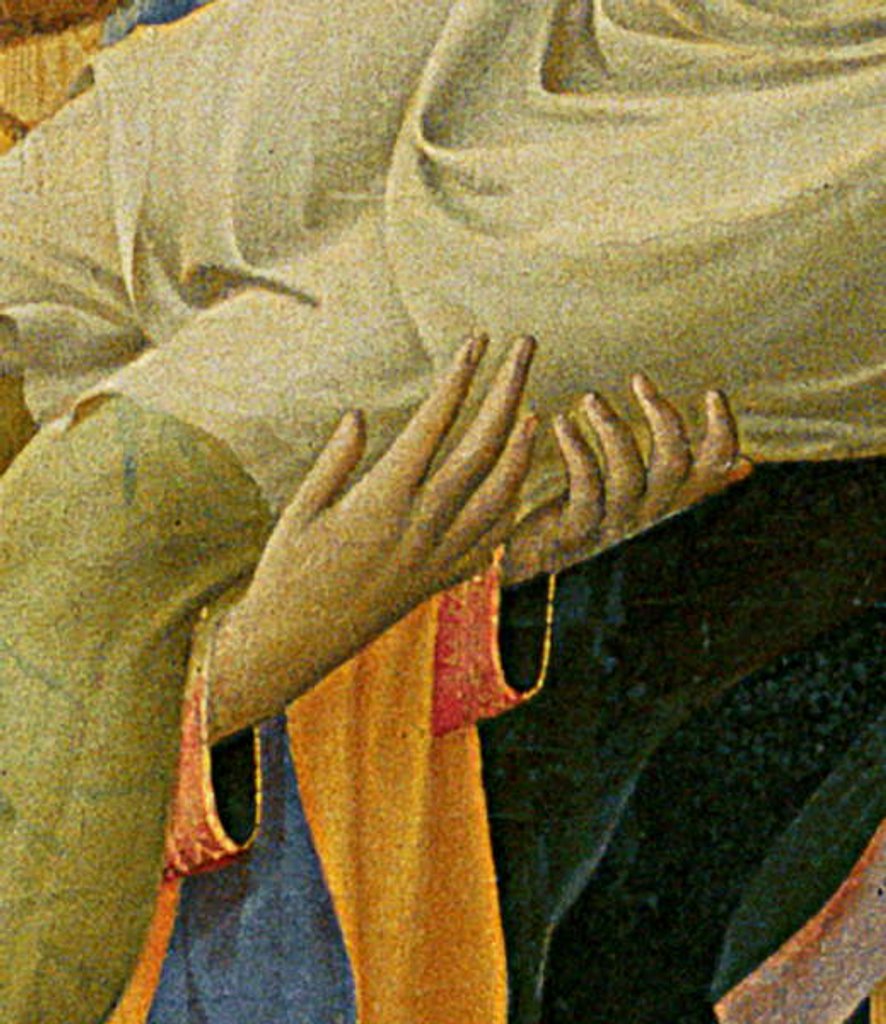 Detail of Detail of Santa Trinita Altarpiece by Fra Angelico