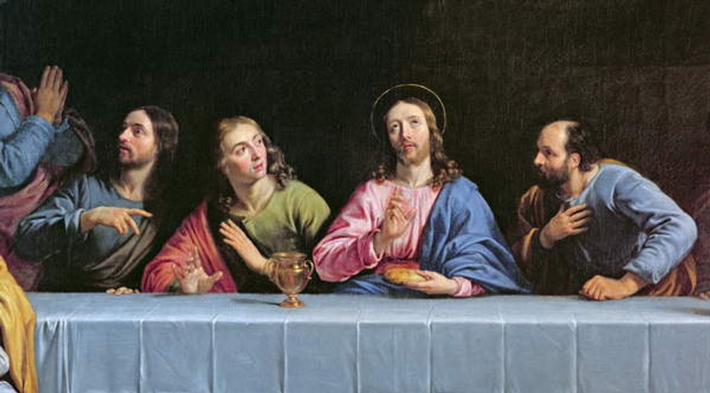Detail of The Last Supper, called 'The Little Last Supper' by Philippe de Champaigne