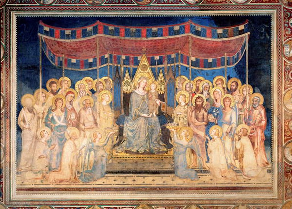 Detail of Maesta, 1315 by Simone Martini